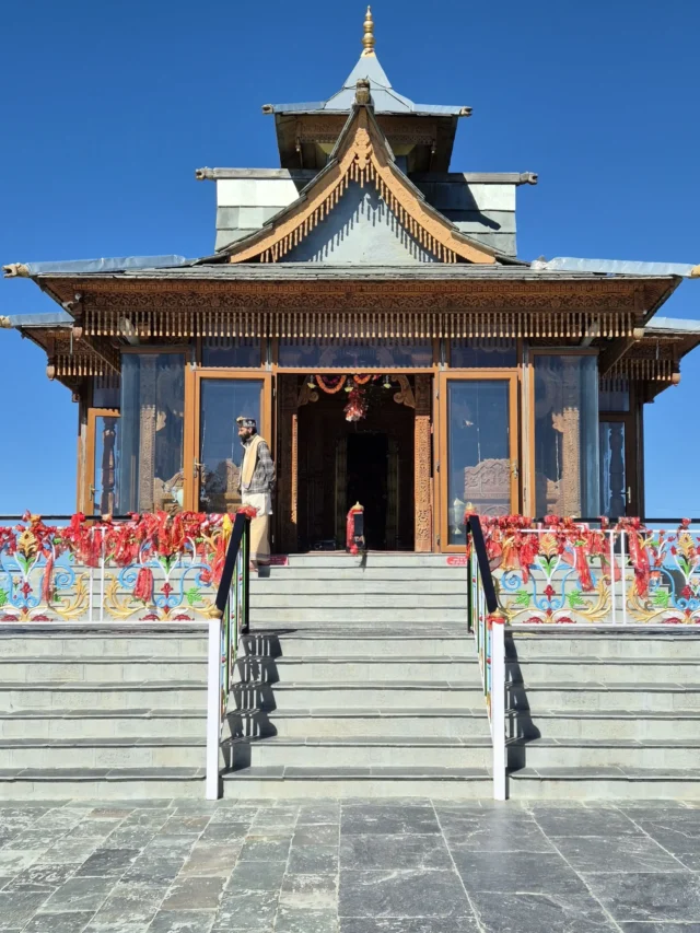 Hatu Mata Temple at the top of Hatu Peak near Shimla