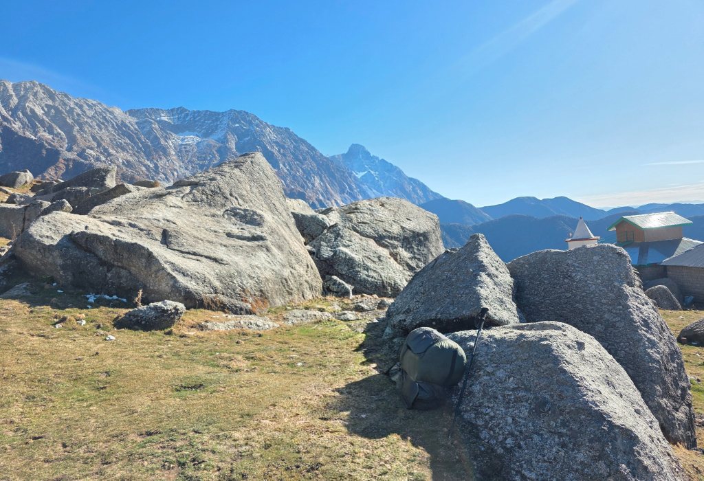 triund trek route from mcleodganj
