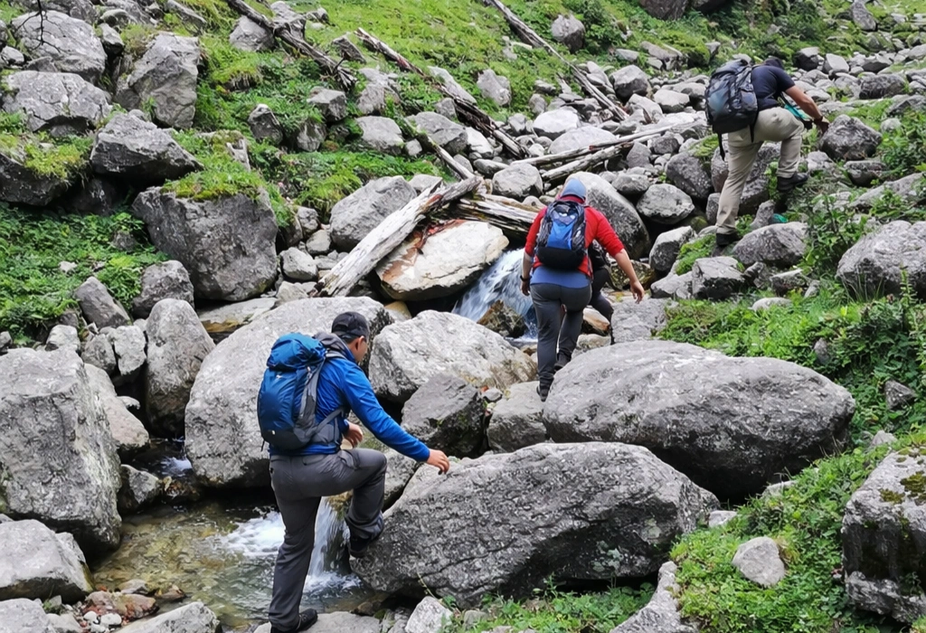 kareri lake trek map